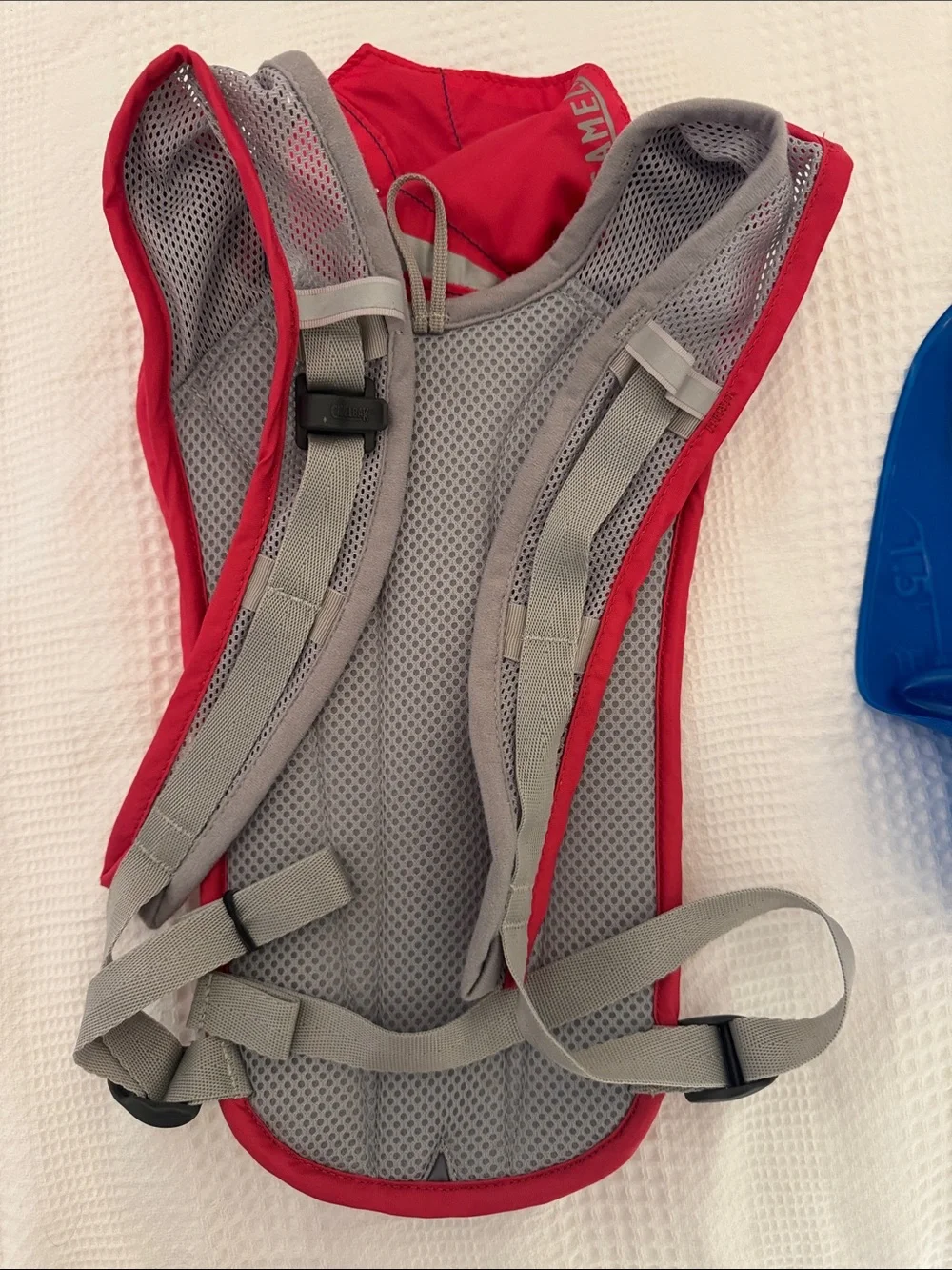 CamelBak Hot Pink Hydration Pack with Blue Reservoir